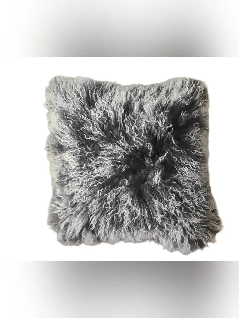 Mon Chateau Set of Tibetan Lamb Fur Throw Pillows